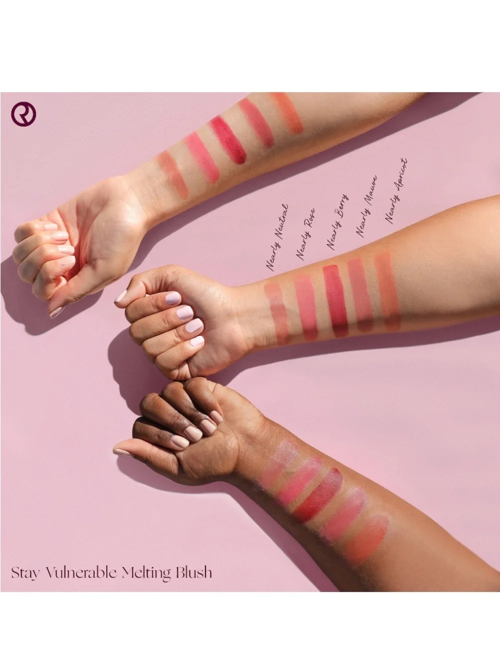 Rare Beauty Melting Blush — Nearly Rose (Soft Pink) New (In Box)